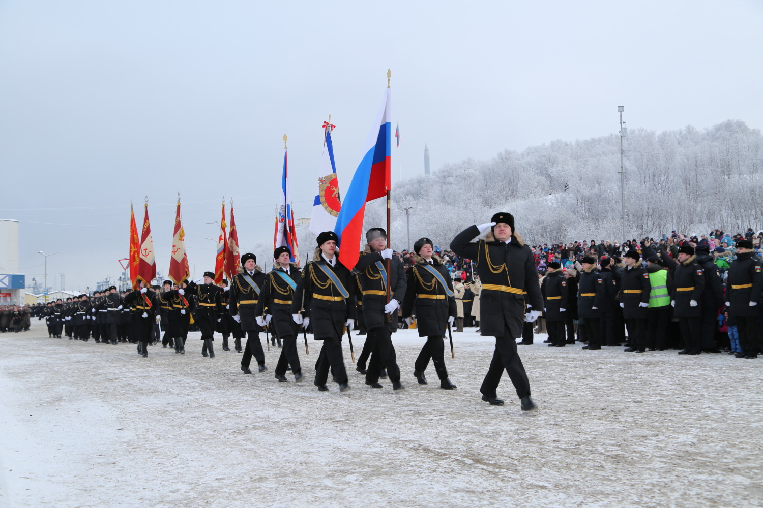 Североморск парад