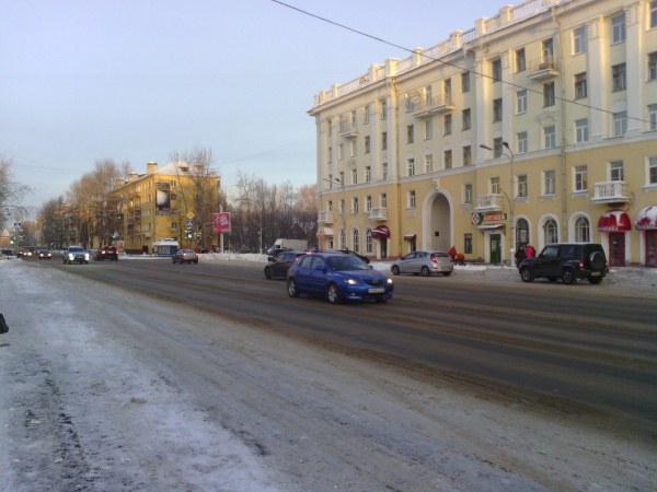 Перекрыт ленинский проспект